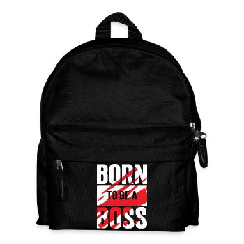 T-shirt militant pour devenir un vrai Patron - Kinder Rucksack - Schwarz - Vorne