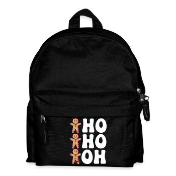 Pain d’épices de Noël Bonhomme en pain d’épices - Sac à dos Enfant - noir - Devant