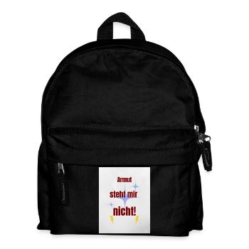 Humorous Pride Saying - Kids' Backpack - black - Front