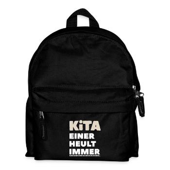 Kita Einer Heult Immer - Kinder Rucksack - Schwarz - Vorne