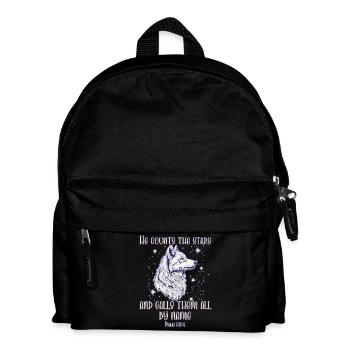 Bible Verse Christian Religious - Kids' Backpack - black - Front