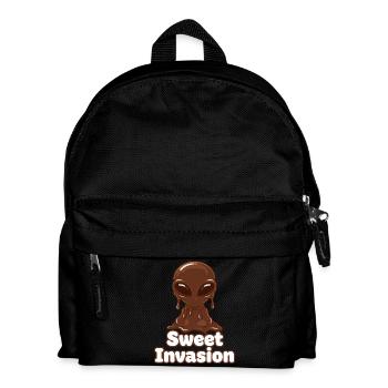 Sweet Invasion Alien Chocolate - Kids' Backpack - black - Front
