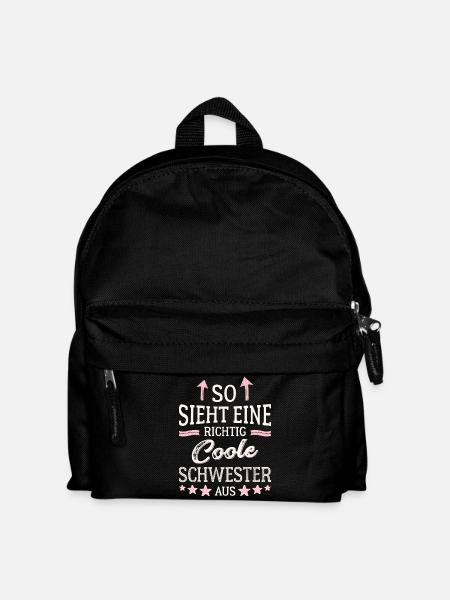 This is what a really cool sister looks like - Kids' Backpack - black