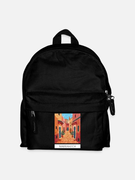 Marrakesch Farbenzauber - Kinder Rucksack - Schwarz