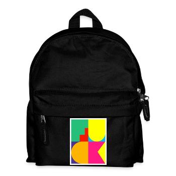 Pop Art F-Word - Kids' Backpack - black - Front