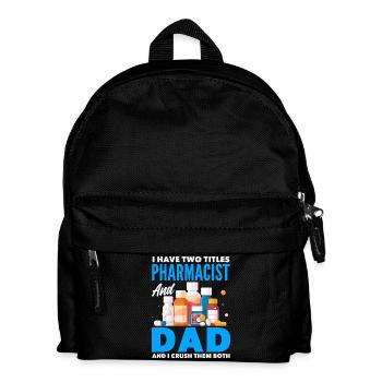 Apotheker Pharmazeutisch-technischer - Kinder Rucksack - Schwarz - Vorne