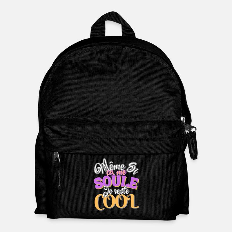 Even if it makes me feel better, I'm still cool - Kids' Backpack - black