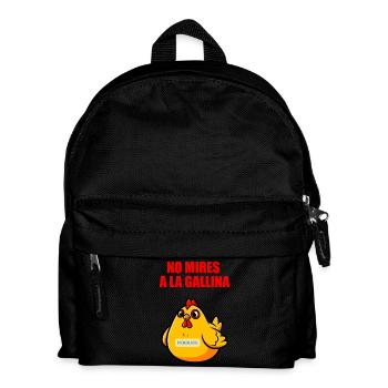 Ne regarde pas la poule - Sac à dos Enfant - noir - Devant