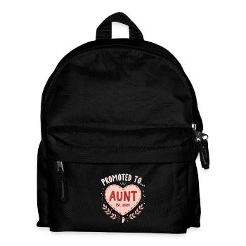 Aunt 2026 Aunt 2026 Promoted to Aunt 2026 - Kids' Backpack - black - Front