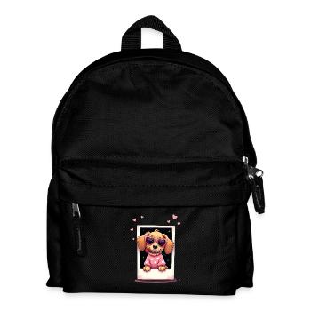Dackel teckel teckel tekel - Sac à dos Enfant - noir - Devant