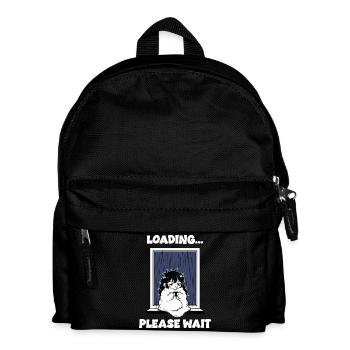 Regen lädt bitte warten Manga-Stimmung - Kinder Rucksack - Schwarz - Vorne