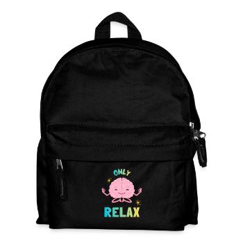 Regenbogen-Zen-Gehirn - Kinder Rucksack - Schwarz - Vorne