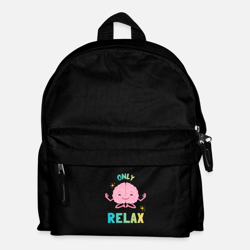 Rainbow Zen Brain - Kids' Backpack - black