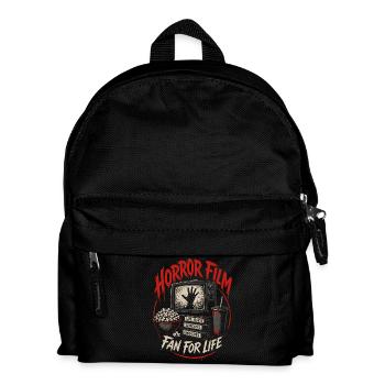 Fan de films d’horreur à vie Vintage - Sac à dos Enfant - noir - Devant