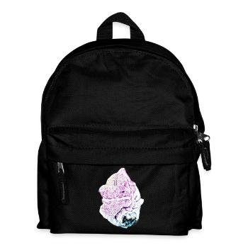 Tête de caméléon pastel, calyptratus caméléo - Sac à dos Enfant - noir - Devant