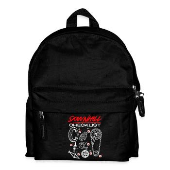Bicycle Checklist Design - Kids' Backpack - black - Front