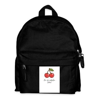 Kirsch-Vibes Süße Momente - Kinder Rucksack - Schwarz - Vorne