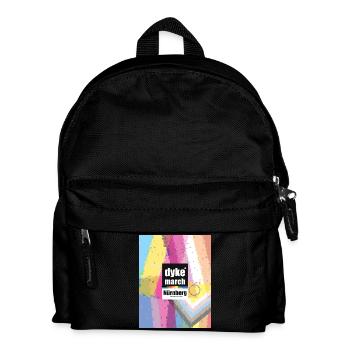 Dyke March Nbg 2026 - Kinder Rucksack - Schwarz - Vorne