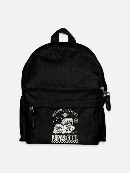 Papa cool club pizza cadeau fête des pères - Sac à dos Enfant - noir
