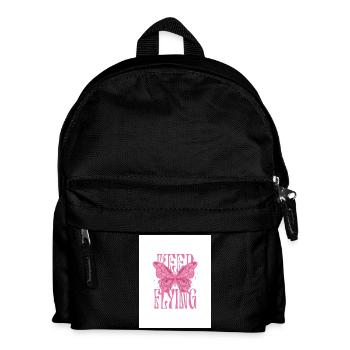 T-Shirt Girl Pink - Kids' Backpack - black - Front