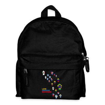 Mosaik des lateinamerikanischen Widerstands - Kinder Rucksack - Schwarz - Vorne