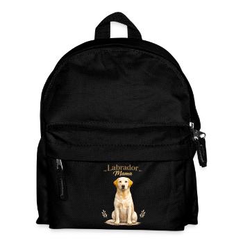 Labrador Mom – Gift for Labrador Dog Mom - Kids' Backpack - black - Front