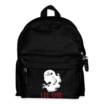 Sternzeichen Löwe - Kinder Rucksack - Schwarz - Vorne
