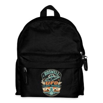 ROSWELL UFO FLIGHT TRAINING - Kinder Rucksack - Schwarz - Vorne