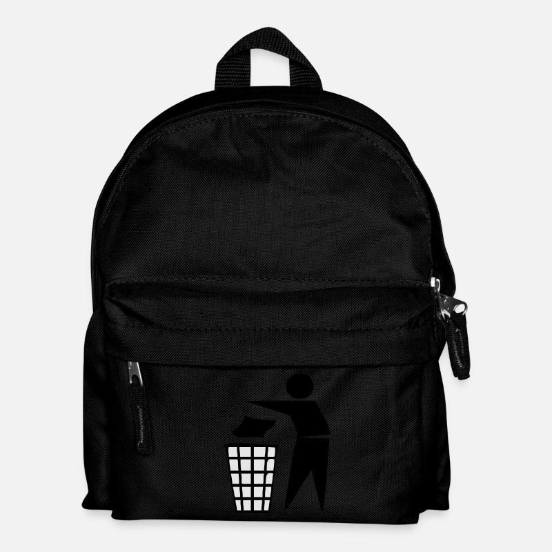 keep tidy - Kinder Rucksack - Schwarz