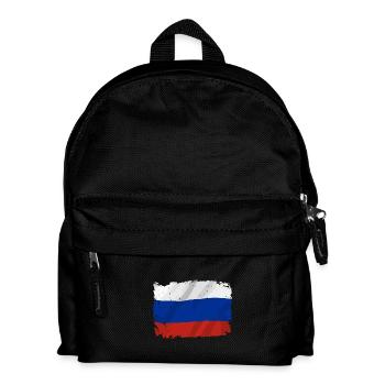 Drapeau Russe Drapeau Federation - Sac à dos Enfant - noir - Devant