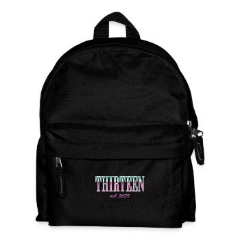 Treize Est. 2025 Garçons Filles Officiel Adolescent - Sac à dos Enfant - noir - Devant