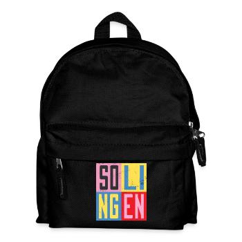 Design de la ville de Solingen - Sac à dos Enfant - noir - Devant