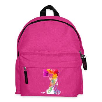 NUMMER 7 EISHOCKEY 7. GEBURTSTAG - Kinder Rucksack - Fuchsia - Vorne