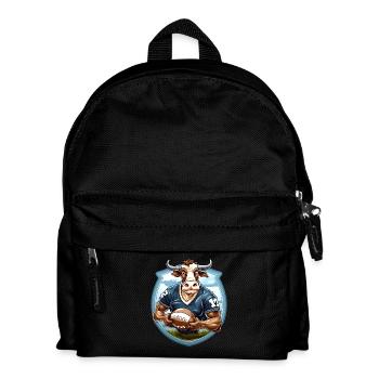 Cows Rugby - Kids' Backpack - black - Front