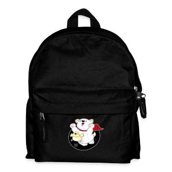 Hund koreanisch - japanischer Stil 06 - Kinder Rucksack - Schwarz - Vorne