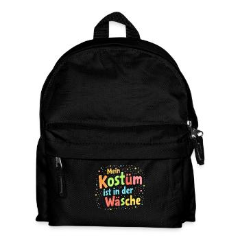Mein Kostüm ist in der Wäsche - Kinder Rucksack - Schwarz - Vorne
