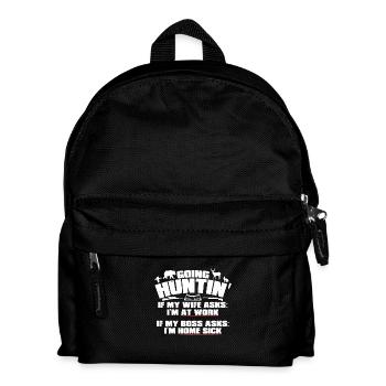 Going Hunting - Kids' Backpack - black - Front