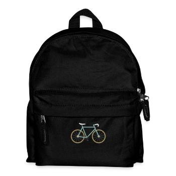 Rennrad / Singlespeed / Fahrrad - Kinder Rucksack - Schwarz - Vorne