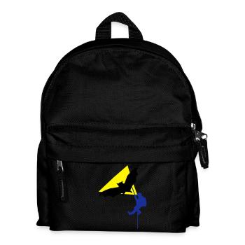 caving 9 - Kids' Backpack - black - Front