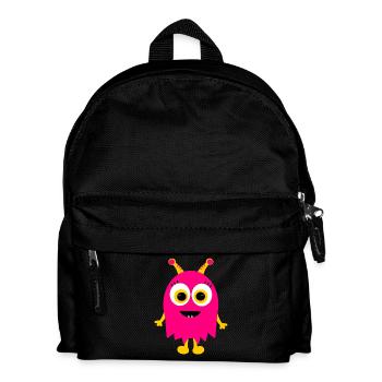 Monster - Kinder Rucksack - Schwarz - Vorne
