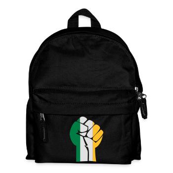fist_irland_3clr - Kinder Rucksack - Schwarz - Vorne