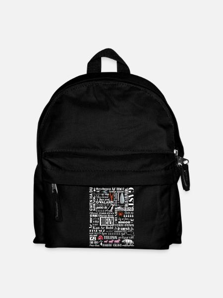 LES MOTS DE LA BRETAGNE - Breizh - BZH - 3 - Sac à dos Enfant - noir