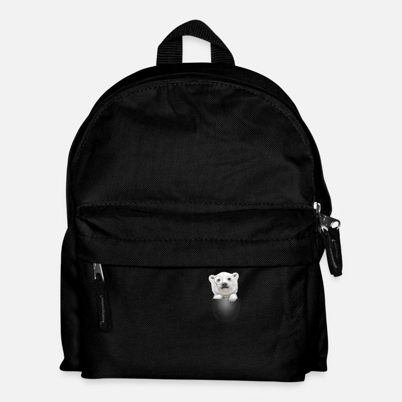 TASCHE POLAR BEAR - Kinder Rucksack - Schwarz