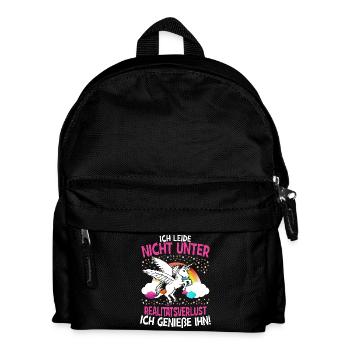 Unicorn - Je ne souffre pas de .. - T-shirt - Sac à dos Enfant - noir - Devant