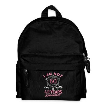Je n’ai pas 60 ans J’ai 18 ans avec 42 ans d’expérience 1959 - Sac à dos Enfant - noir - Devant