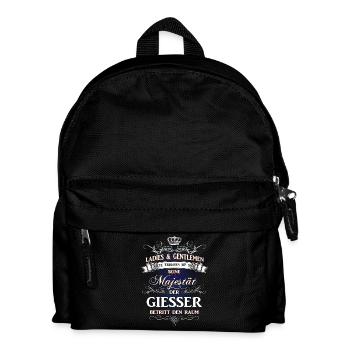 Männer-T-Shirt Beruf Gießer - Kinder Rucksack - Schwarz - Vorne