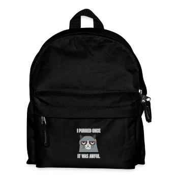 Grumpy Cat - Kinder Rucksack - Schwarz - Vorne