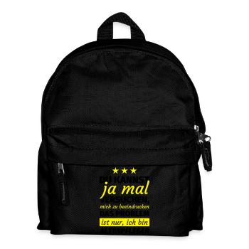 Altenpfleger Geschenk - Kinder Rucksack - Schwarz - Vorne