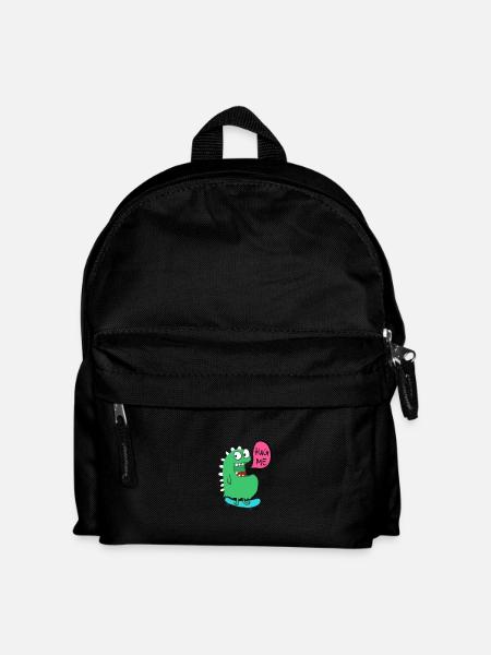 SkateboardMonster - Kinder Rucksack - Schwarz
