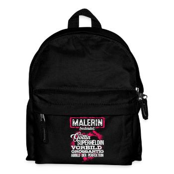 MALERIN - Duden - Kinder Rucksack - Schwarz - Vorne